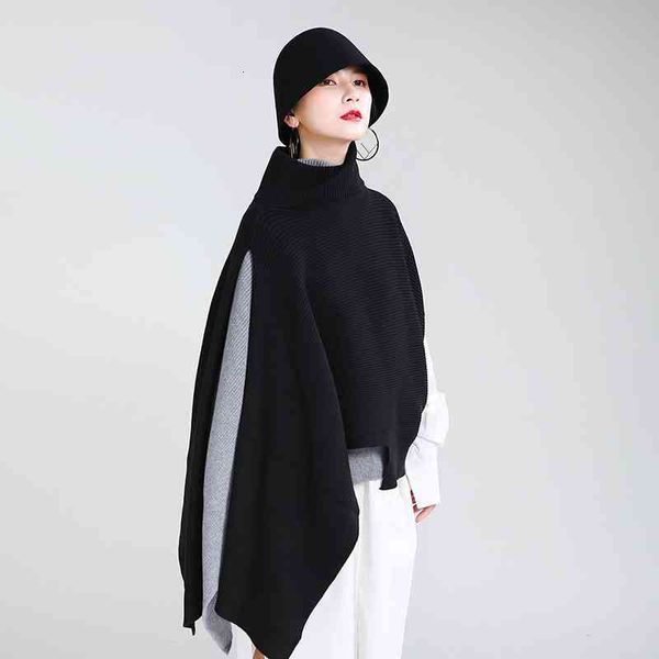 sweaters msxu autumn winter female design sensation loose nightgown and turtleneck sweater, White;black
sweaters msxu autumn winter female design sensation loose nightgown and turtleneck sweater, White;black
