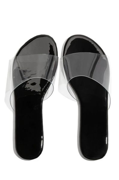 sandals 2021 summer woman flat slippers candy color jelly shoe transparent slides female open toe flip flops women beach shoes dqj, Black
sandals 2021 summer woman flat slippers candy color jelly shoe transparent slides female open toe flip flops women beach shoes dqj, Black
