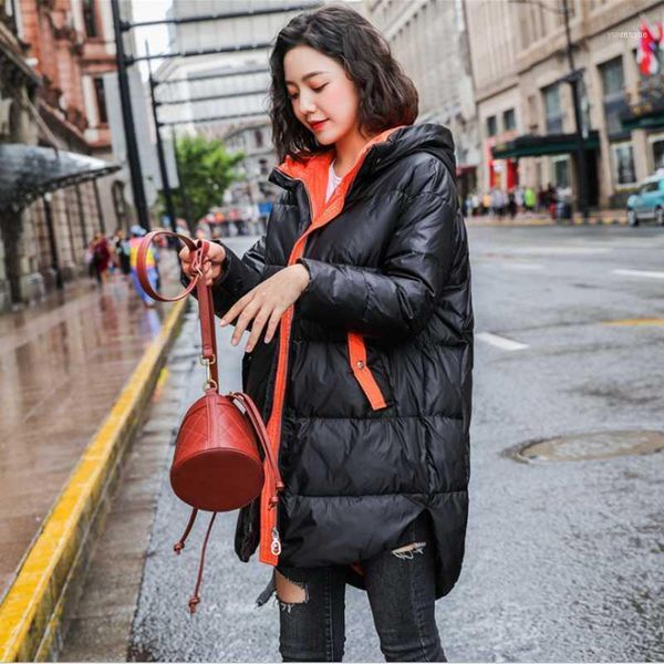 winter style women down jacket medium long female hooded cotton fashion loose red pure color warm cool overcoat1, Black
winter style women down jacket medium long female hooded cotton fashion loose red pure color warm cool overcoat1, Black