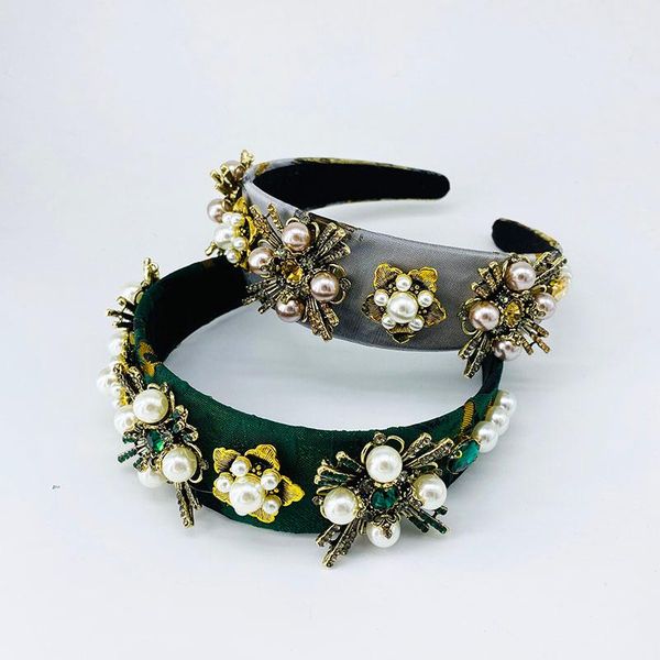 hair clips & barrettes wide bowknot head hoops for flower pearl hoop women headbands solid color turban headband girls sumstones, Golden;silver 
hair clips & barrettes wide bowknot head hoops for flower pearl hoop women headbands solid color turban headband girls sumstones, Golden;silver