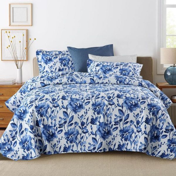 comforters & sets chausub printed bedspread cotton quilt set 3pcs blue and white porcelain bed cover pillowcase king queen size coverlet
comforters & sets chausub printed bedspread cotton quilt set 3pcs blue and white porcelain bed cover pillowcase king queen size coverlet