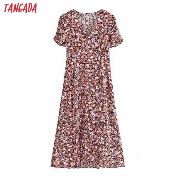 tangada summer women flowers print midi dress puff short sleeve ladies vintage dress vestidos 3h486 210609, Black;gray
tangada summer women flowers print midi dress puff short sleeve ladies vintage dress vestidos 3h486 210609, Black;gray