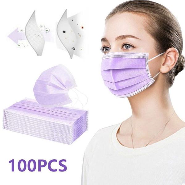 cycling caps & masks 100pc purple earloop disposable face for mouth fabric mask er 3 ply filter halloween cosplay scarves masque, Black
cycling caps & masks 100pc purple earloop disposable face for mouth fabric mask er 3 ply filter halloween cosplay scarves masque, Black