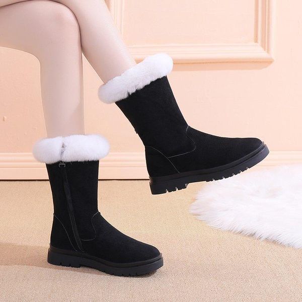 boots 2021 faux fur flock ankle women winter warm plush hidden wedges snow zipper platform shoes woman botas mujer, Black
boots 2021 faux fur flock ankle women winter warm plush hidden wedges snow zipper platform shoes woman botas mujer, Black