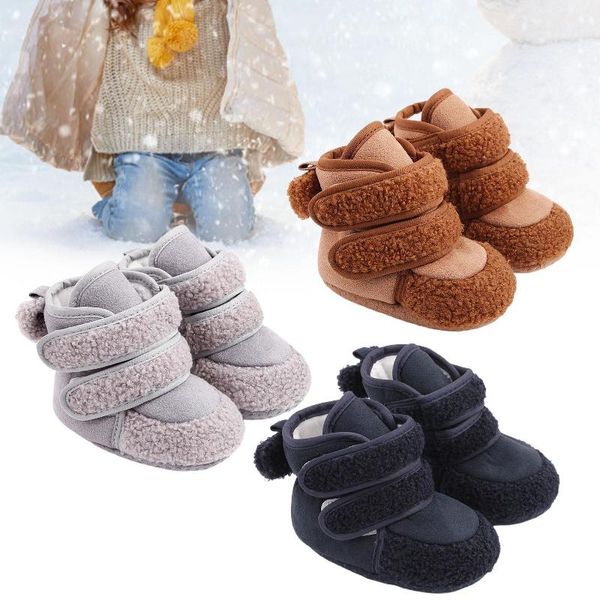 winter baby girl boy magic tape cotton soft non-skid ankle boots bootie shoes 0-1 years old gift for boys girls, Black;grey
winter baby girl boy magic tape cotton soft non-skid ankle boots bootie shoes 0-1 years old gift for boys girls, Black;grey
