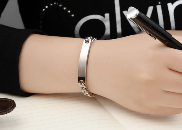chain titanium steel couple rose gold plated bracelet, an elegant and sophisticated gift (does not fade), Black
chain titanium steel couple rose gold plated bracelet, an elegant and sophisticated gift (does not fade), Black
