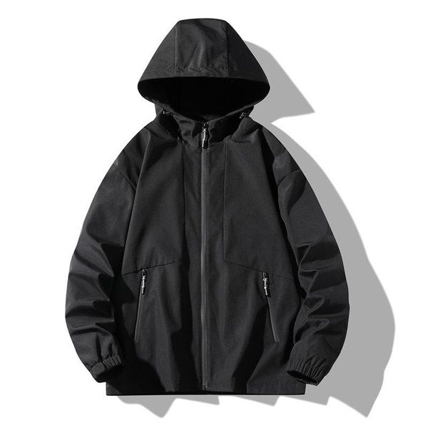 men's jackets solid color spring autumn thin hooded casual all-match sports for men clothing male, Black;brown
men's jackets solid color spring autumn thin hooded casual all-match sports for men clothing male, Black;brown
