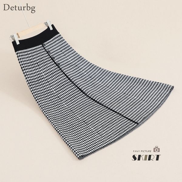 casual dresses women's elegant buttoned knitted midi skirt female high waist thickened warm black&white plaid a-line skirts winter, Black;gray
casual dresses women's elegant buttoned knitted midi skirt female high waist thickened warm black&white plaid a-line skirts winter, Black;gray