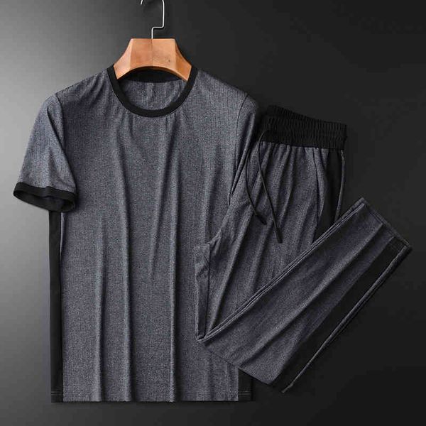 tracksuit shirt summer male tracksuit (t-shirt+pants) luxury short sleeve patchwork design man sets plus size 4xl slim sport mens suit, Gray
tracksuit shirt summer male tracksuit (t-shirt+pants) luxury short sleeve patchwork design man sets plus size 4xl slim sport mens suit, Gray