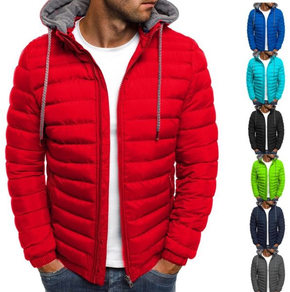 men winter parkas jackets fashion solid color hooded cotton coat casual warm clothes mens overcoat streetwear puffer jacket outwear with poc, Black;brown
men winter parkas jackets fashion solid color hooded cotton coat casual warm clothes mens overcoat streetwear puffer jacket outwear with poc, Black;brown