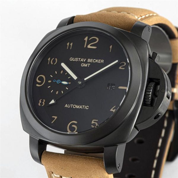 wristwatches seagull movement diving watch 45mm men's automatic mechanical watches super luminous 316l stainless steel leather strap 25, Slivery;brown
wristwatches seagull movement diving watch 45mm men's automatic mechanical watches super luminous 316l stainless steel leather strap 25, Slivery;brown