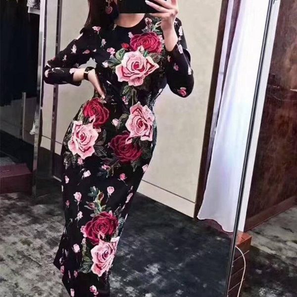 casual dresses winter luxuriant temperament heavy embroidery flower bag hip cultivate morality long-sleeved dress, Black;gray
casual dresses winter luxuriant temperament heavy embroidery flower bag hip cultivate morality long-sleeved dress, Black;gray