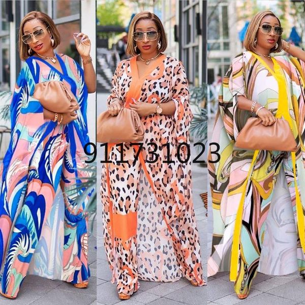 ethnic clothing style african women's dashiki abaya fashion chiffon fabrics print long dress size trousers two piece set, Red
ethnic clothing style african women's dashiki abaya fashion chiffon fabrics print long dress size trousers two piece set, Red