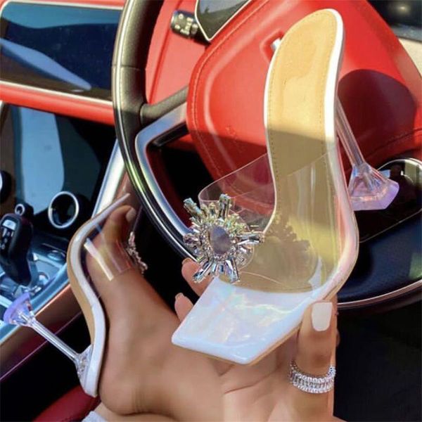 transparent crystal sun flowers buckle womens slippers summer square toe ladies strange 11cm high heels sandals shoes, Black
transparent crystal sun flowers buckle womens slippers summer square toe ladies strange 11cm high heels sandals shoes, Black