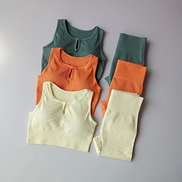 yoga outfit 2pcs u neck women seamless sets female fitness clothing sports suit gym bra high waist leggings workout set
yoga outfit 2pcs u neck women seamless sets female fitness clothing sports suit gym bra high waist leggings workout set