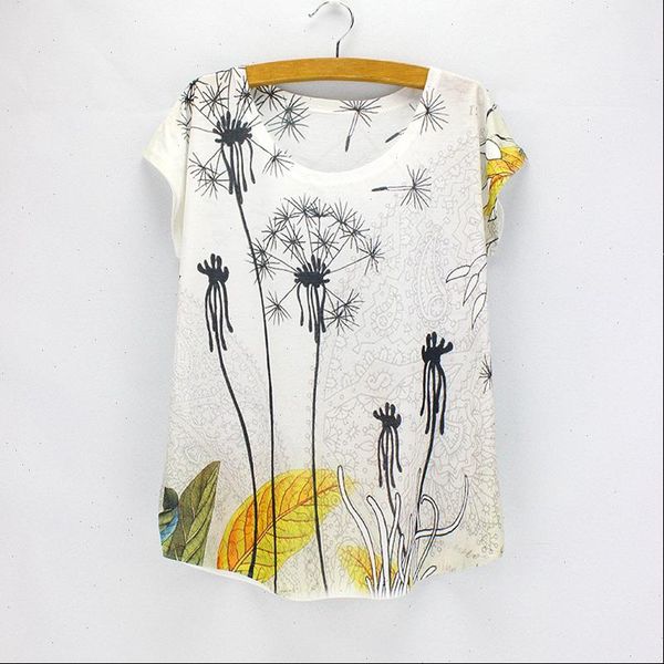 dandelion print clothes summer tees womens t shirts girls short sleeve o neck low price sale, White
dandelion print clothes summer tees womens t shirts girls short sleeve o neck low price sale, White