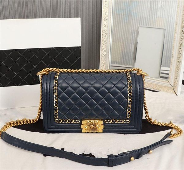 bag chain shoulder caviar skin boy navy gold fittings shinsaibashi shoulder purse bag size: 25cm
bag chain shoulder caviar skin boy navy gold fittings shinsaibashi shoulder purse bag size: 25cm