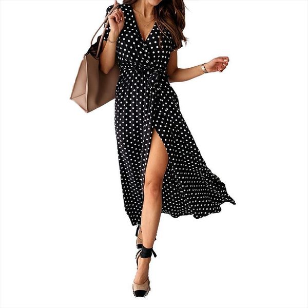 autumn print v neck boho women dress belted long polyester casual short sleeve side party dresses robe femme, Black;gray
autumn print v neck boho women dress belted long polyester casual short sleeve side party dresses robe femme, Black;gray