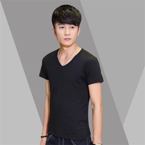 fashion men's t-shirt solid color short-sleeve v-neck m-4xl plus size t shirt casual sports clothing soft t-shirts, White;black
fashion men's t-shirt solid color short-sleeve v-neck m-4xl plus size t shirt casual sports clothing soft t-shirts, White;black