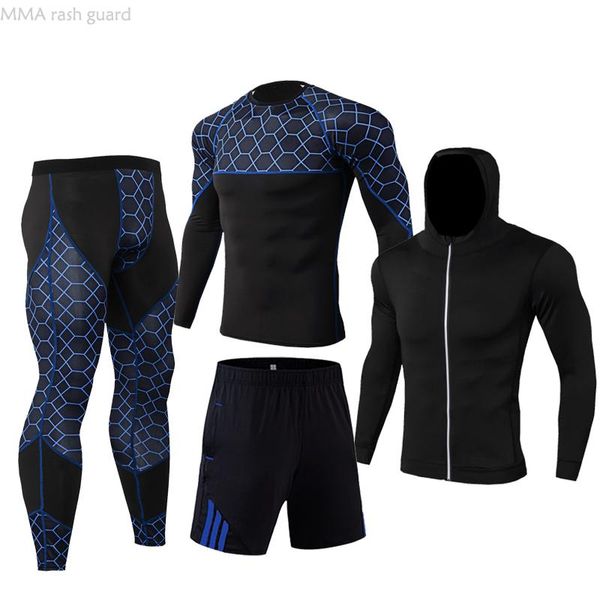 tracksuits male 2021 winter 4-pc /set running compression sportswear set blue mesh grid jogging skin sweat training suits gym clothing, White;black
tracksuits male 2021 winter 4-pc /set running compression sportswear set blue mesh grid jogging skin sweat training suits gym clothing, White;black