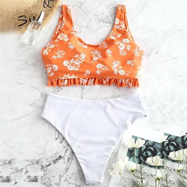 women's high breast contrast gradient split bikini set two piece swimsuit swimming bathing suit sweet casual femme swimwear, White;black
women's high breast contrast gradient split bikini set two piece swimsuit swimming bathing suit sweet casual femme swimwear, White;black