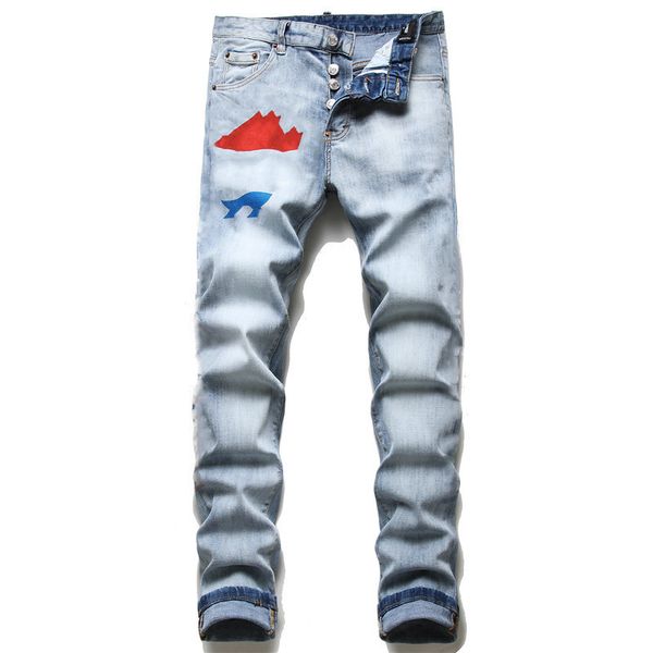 mans pants mens designer jeans distressed ripped biker slim fit motorcycle denim for men s fashion tracksuits pour homme, Blue
mans pants mens designer jeans distressed ripped biker slim fit motorcycle denim for men s fashion tracksuits pour homme, Blue