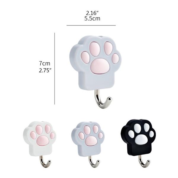 hooks & rails x7xd creative cats shape hanger punch wall mount hook towel holder home storage organizer
hooks & rails x7xd creative cats shape hanger punch wall mount hook towel holder home storage organizer