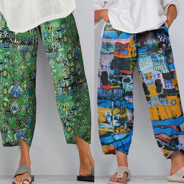 women's pants & capris women wide leg pant lady casual flowers print elastic waist trousers pantalon pour femme, Black;white
women's pants & capris women wide leg pant lady casual flowers print elastic waist trousers pantalon pour femme, Black;white