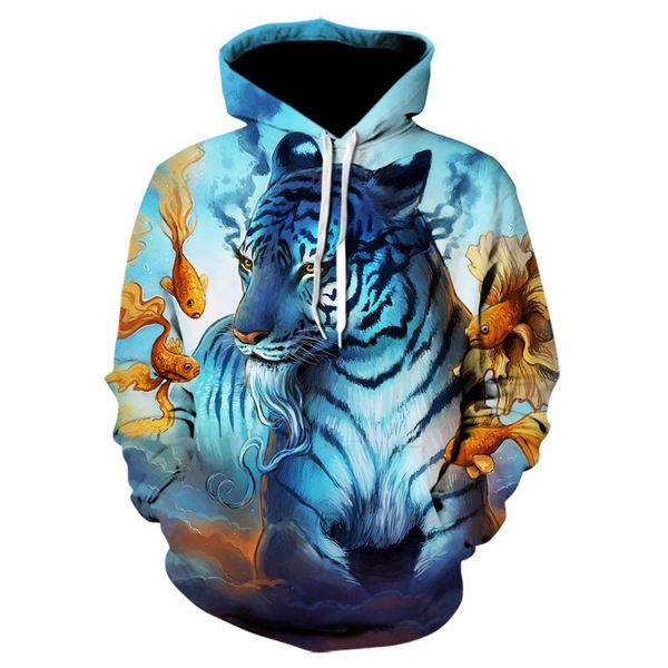 tiger goldfish print hoodie men's 3d printing animal hoodies fashion sweatshirt spring and autumn sportswear blue long sleeve & sweatsh, Black
tiger goldfish print hoodie men's 3d printing animal hoodies fashion sweatshirt spring and autumn sportswear blue long sleeve & sweatsh, Black