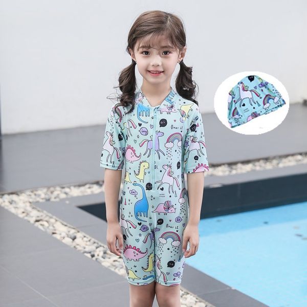 school kids' boys' split quick middle drying girls' one-piece swimsuit cute cartoon children's wear, White;black
school kids' boys' split quick middle drying girls' one-piece swimsuit cute cartoon children's wear, White;black