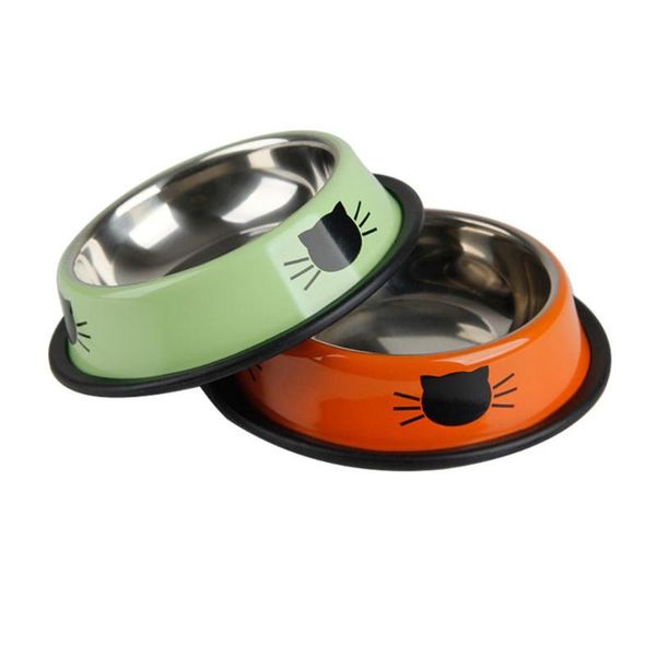 cat bowls & feeders 2 pcs/set set non-slip stainless steel bowl water raised and drinking for pet
cat bowls & feeders 2 pcs/set set non-slip stainless steel bowl water raised and drinking for pet