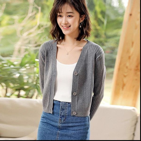 womens hong women sweater kong style retro wild v neck solid color short knit cardigan fashion trend casual jacket, White;black
womens hong women sweater kong style retro wild v neck solid color short knit cardigan fashion trend casual jacket, White;black
