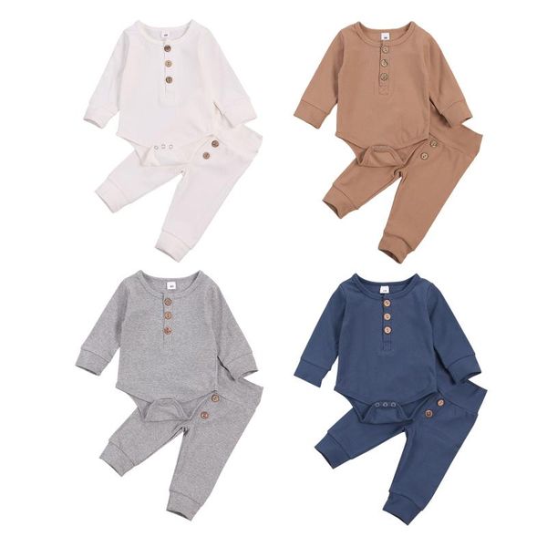 clothing sets children 3pcs set kids long sleeve solid button romper toddlers elastic pants baby boys, White
clothing sets children 3pcs set kids long sleeve solid button romper toddlers elastic pants baby boys, White