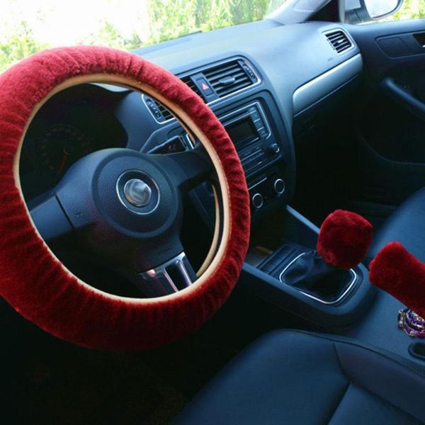 steering wheel covers 3pcs/set car plush fashion universal cover pull handle winter warm
steering wheel covers 3pcs/set car plush fashion universal cover pull handle winter warm