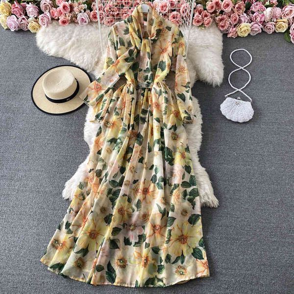 summer fashion runway vacation chiffon women long sleeve o-neck floral print holiday party maxi dress with belt 210416, Black;gray
summer fashion runway vacation chiffon women long sleeve o-neck floral print holiday party maxi dress with belt 210416, Black;gray