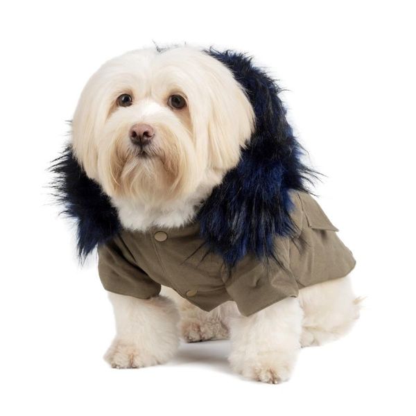 dog apparel pet clothing super large fur collar military coat two feet with buckle jacket quilted warm clothes
dog apparel pet clothing super large fur collar military coat two feet with buckle jacket quilted warm clothes