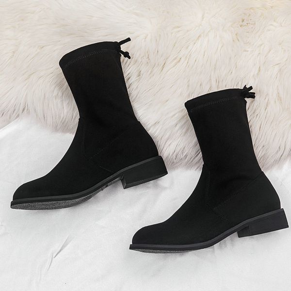 boots women mid-calf black riding flock leather slip on women's shoes winter keep warm 2ic1
boots women mid-calf black riding flock leather slip on women's shoes winter keep warm 2ic1