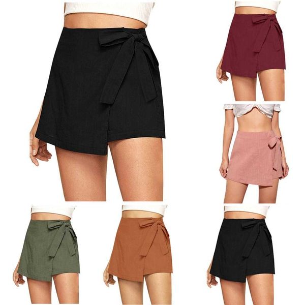 women's shorts 1 pc women skirt four seasons casual party fashion high-waisted trousers with belt cotton linen, White;black
women's shorts 1 pc women skirt four seasons casual party fashion high-waisted trousers with belt cotton linen, White;black