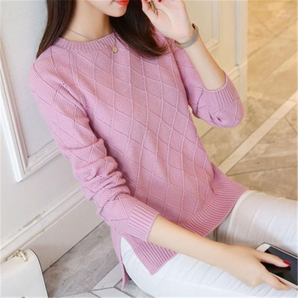 women's sweaters plaid sweater women winter thicken pullover 2021 o neck knitted vintage korean fashion wild oversized pink white casua, White;black
women's sweaters plaid sweater women winter thicken pullover 2021 o neck knitted vintage korean fashion wild oversized pink white casua, White;black