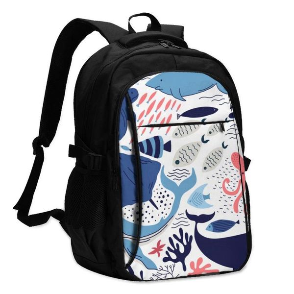 backpack usb charging lapwomen's for teenage students girls school cartoon sea fishes travel bagpack
backpack usb charging lapwomen's for teenage students girls school cartoon sea fishes travel bagpack