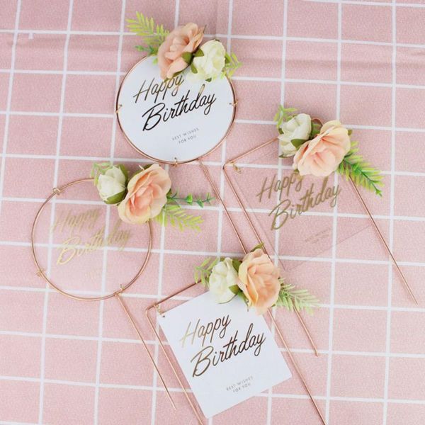 4pcs delicate flower design cake ers creative gold stamping letter picks cupcake decor acrylic fruit insert birthday pa other festive &
4pcs delicate flower design cake ers creative gold stamping letter picks cupcake decor acrylic fruit insert birthday pa other festive &