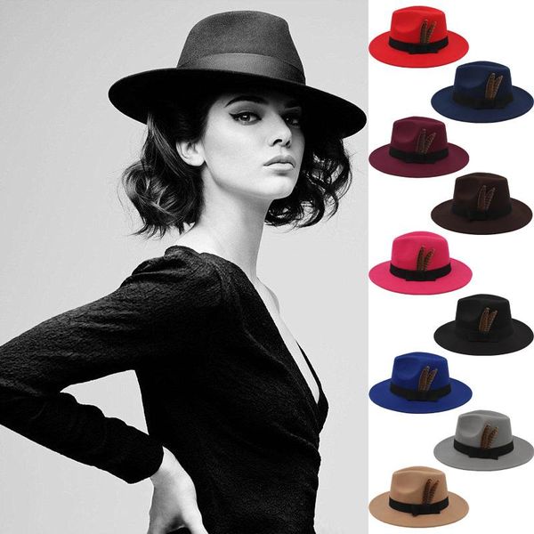 wide brim hats autumn and winter travel woollen hat women's british sun protection shanghai beach parent child man panama couple, Blue;gray
wide brim hats autumn and winter travel woollen hat women's british sun protection shanghai beach parent child man panama couple, Blue;gray