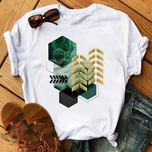 women's t-shirt geometry print black t shirt girl harajuku korean style graphic kawaii female tee women tshirt dropship, White
women's t-shirt geometry print black t shirt girl harajuku korean style graphic kawaii female tee women tshirt dropship, White