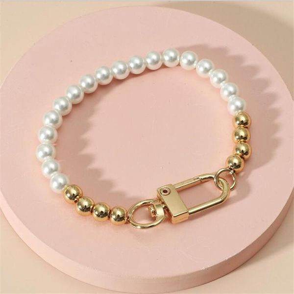 link, chain trendy link beads pearl bracelets for women & men personality couple bangle jewelry gifts, Black
link, chain trendy link beads pearl bracelets for women & men personality couple bangle jewelry gifts, Black