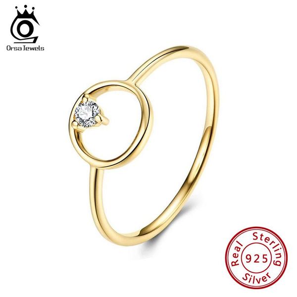 cluster rings orsa jewels simple gold color finger real 925 silver clear 4a zircon women wedding jewelry party gift wholesale osr191, Golden;silver
cluster rings orsa jewels simple gold color finger real 925 silver clear 4a zircon women wedding jewelry party gift wholesale osr191, Golden;silver