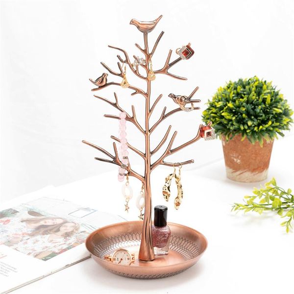 hooks & rails tree shaped earring stud display stand jewelry organizer holder ear rack with storage tray for bracelet necklace
hooks & rails tree shaped earring stud display stand jewelry organizer holder ear rack with storage tray for bracelet necklace