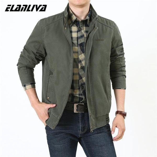 men's jackets plus size m-5xl 2021 spring autumn casual brand 100% cotton khaki jacket coat man army green coats, Black;brown
men's jackets plus size m-5xl 2021 spring autumn casual brand 100% cotton khaki jacket coat man army green coats, Black;brown