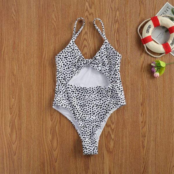 6-13 y girls spot print swimsuit sleeveless backless hollow out swimwear one-piece with bow-knot for one-pieces, Black
6-13 y girls spot print swimsuit sleeveless backless hollow out swimwear one-piece with bow-knot for one-pieces, Black