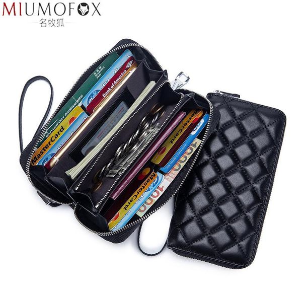 brand 2021 genuine leather women wallets rfid protection long zipper wallet ladies clutch bag female luxury sheepskin purse, Red;black
brand 2021 genuine leather women wallets rfid protection long zipper wallet ladies clutch bag female luxury sheepskin purse, Red;black