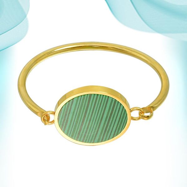 bangle 2021 trendy women's wrist bracelets fashion simple style bangles jewelry luxury natural malachite stone round bracelet, Black
bangle 2021 trendy women's wrist bracelets fashion simple style bangles jewelry luxury natural malachite stone round bracelet, Black
